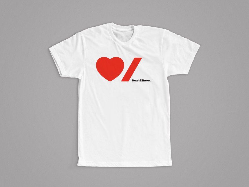 heart stroke foundation tshirts